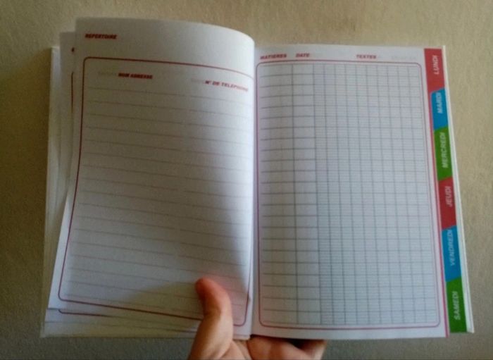 Cahier de textes - photo numéro 3