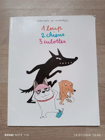 1 loup 2 chiens 3 culottes
