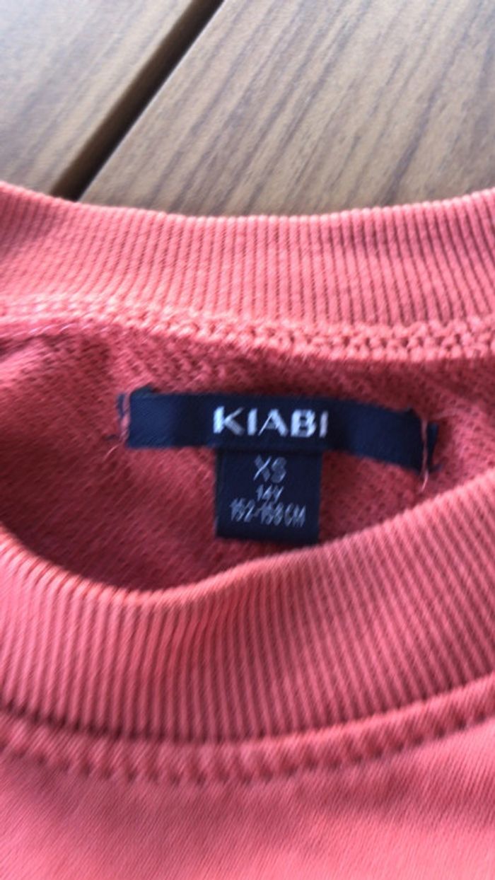 Sweat couleur corail kiabi Los Angeles taille xs - photo numéro 3