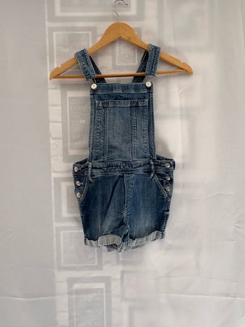 Salopette short bleu - &denim - 12/13 ans