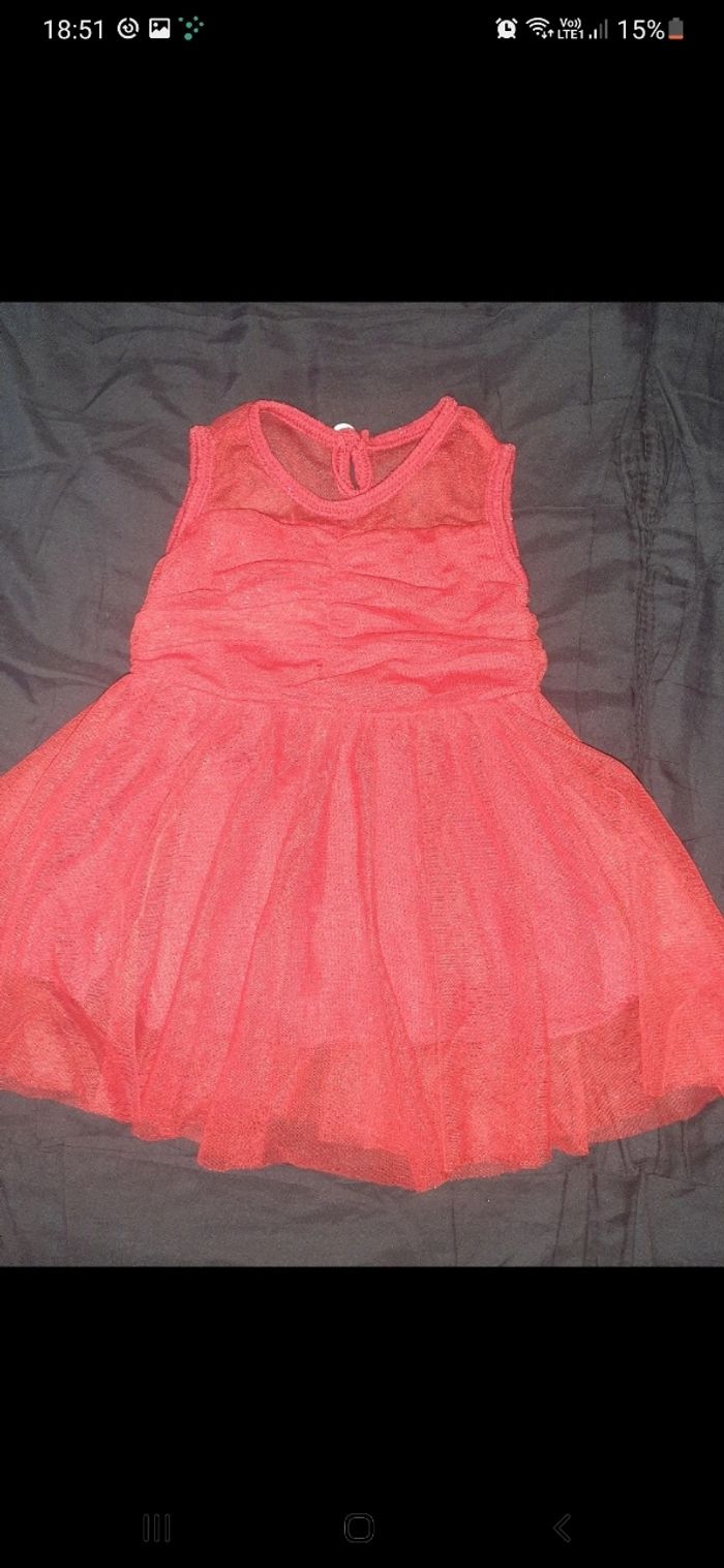Robe de soirée fille 9 mois (c3)