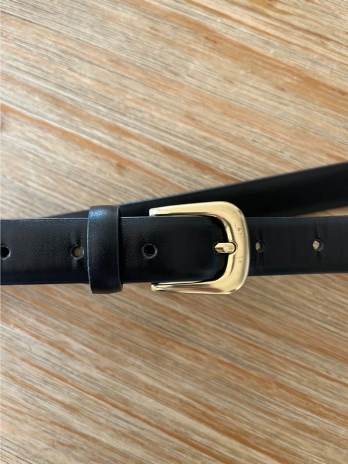 🖤 Ceinture noire fine – boucle classique – bon état 🖤 - photo numéro 2