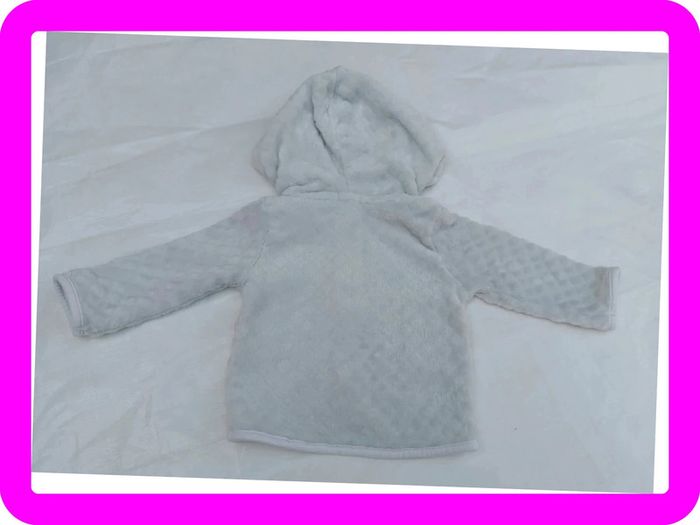 Sweat zippé à capuche 6 mois - photo numéro 7