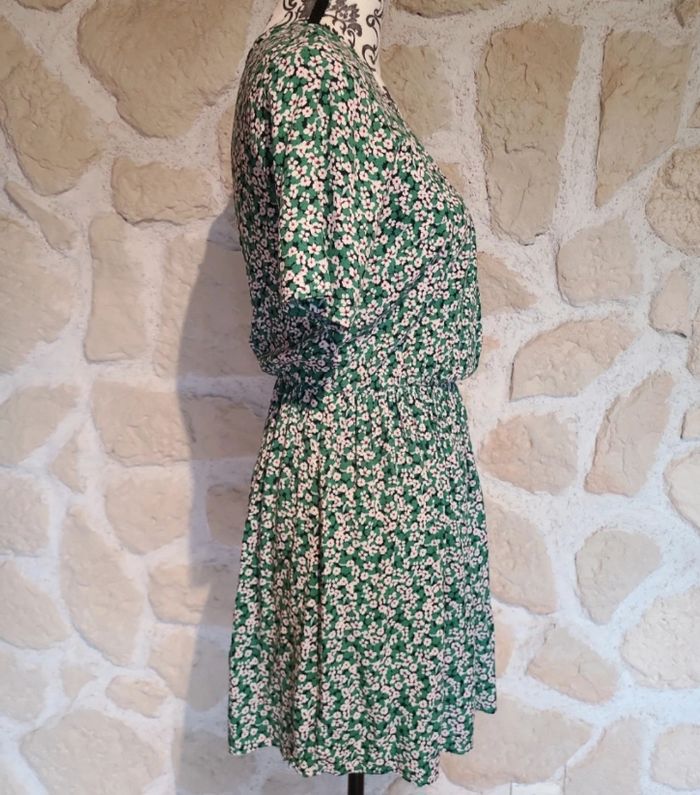 Robe été femme fleurie taille s Comme neuve - photo numéro 4