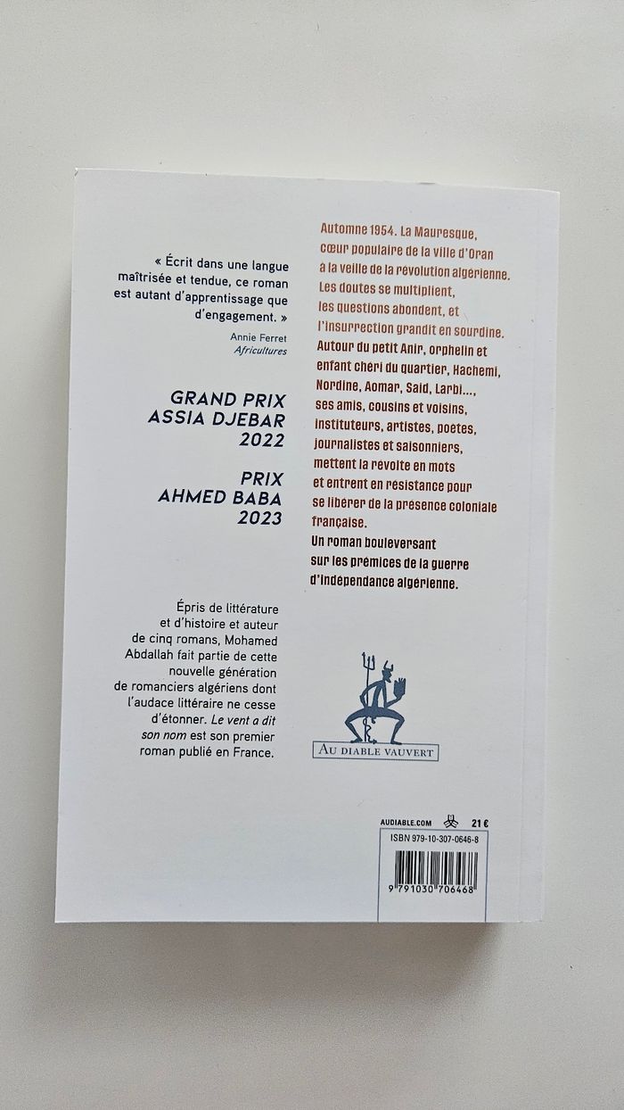 Roman Le vent a dit son nom - photo numéro 2