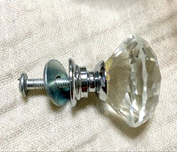 Lot de 10 poignées courte style diamant bon état