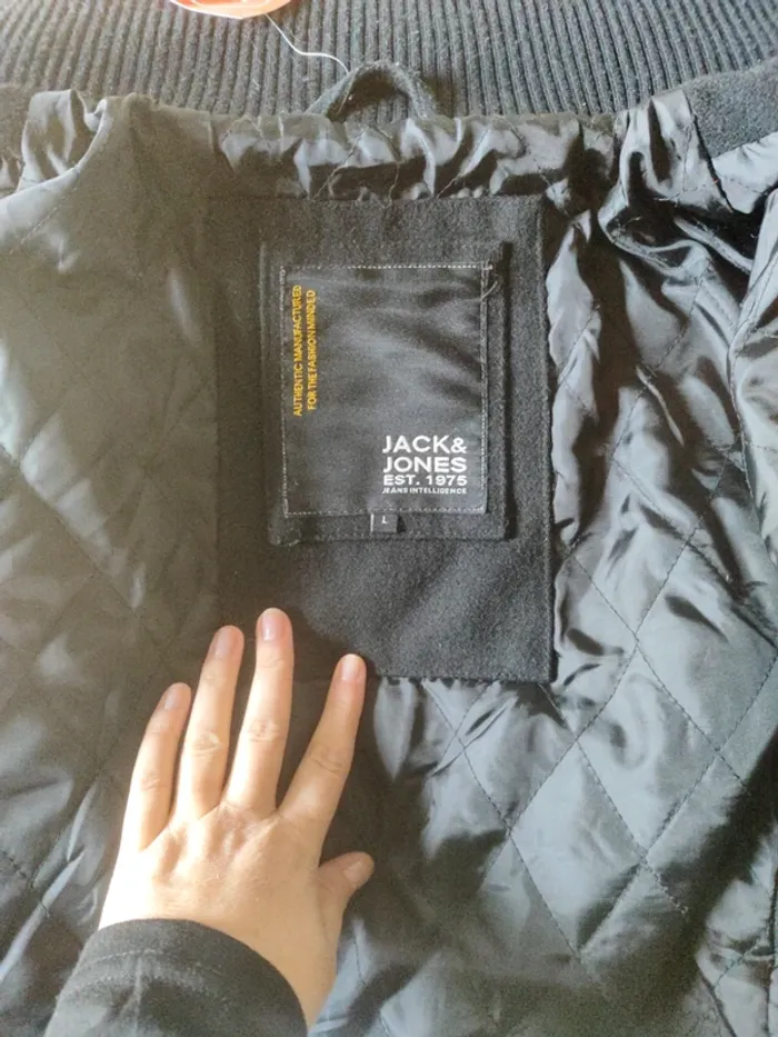 Veste chaude homme noire L Jack & Jones - photo numéro 5