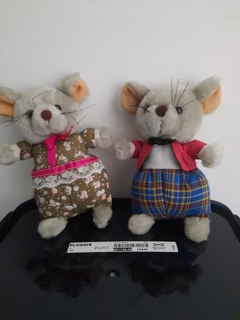 Couple peluche souris