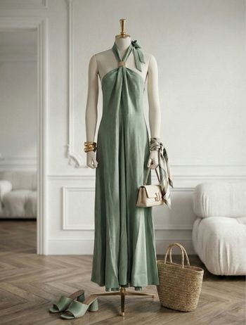 Robe longue Jane Wood – Fluide, élégante, fabrication française