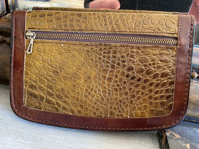 Pochette cuir vintage - photo numéro 2