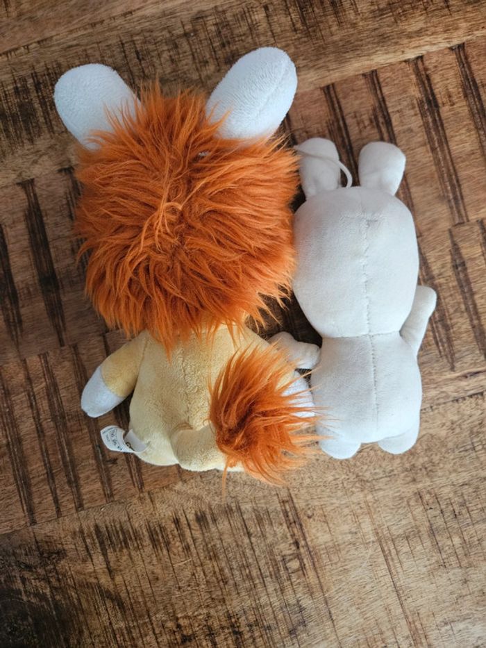 2 peluche lapin cretin - photo numéro 2