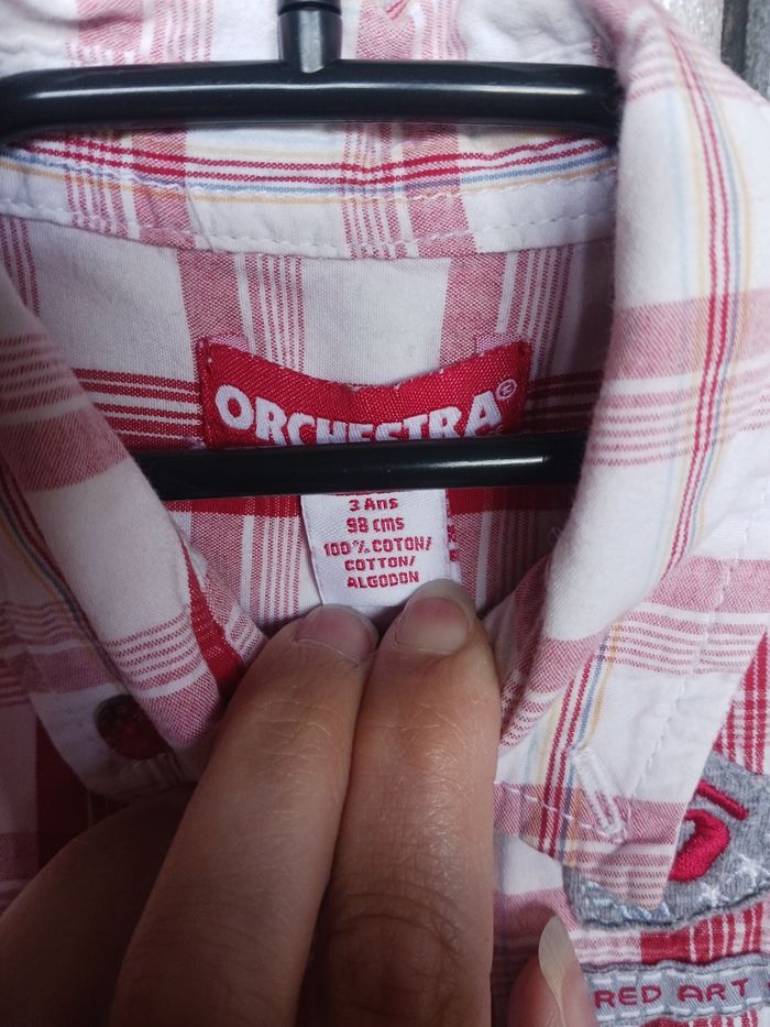 Chemise garçon - 3 ans (94cm) - Orchestra - photo numéro 4