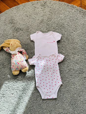 Body manche courte taille 3 mois