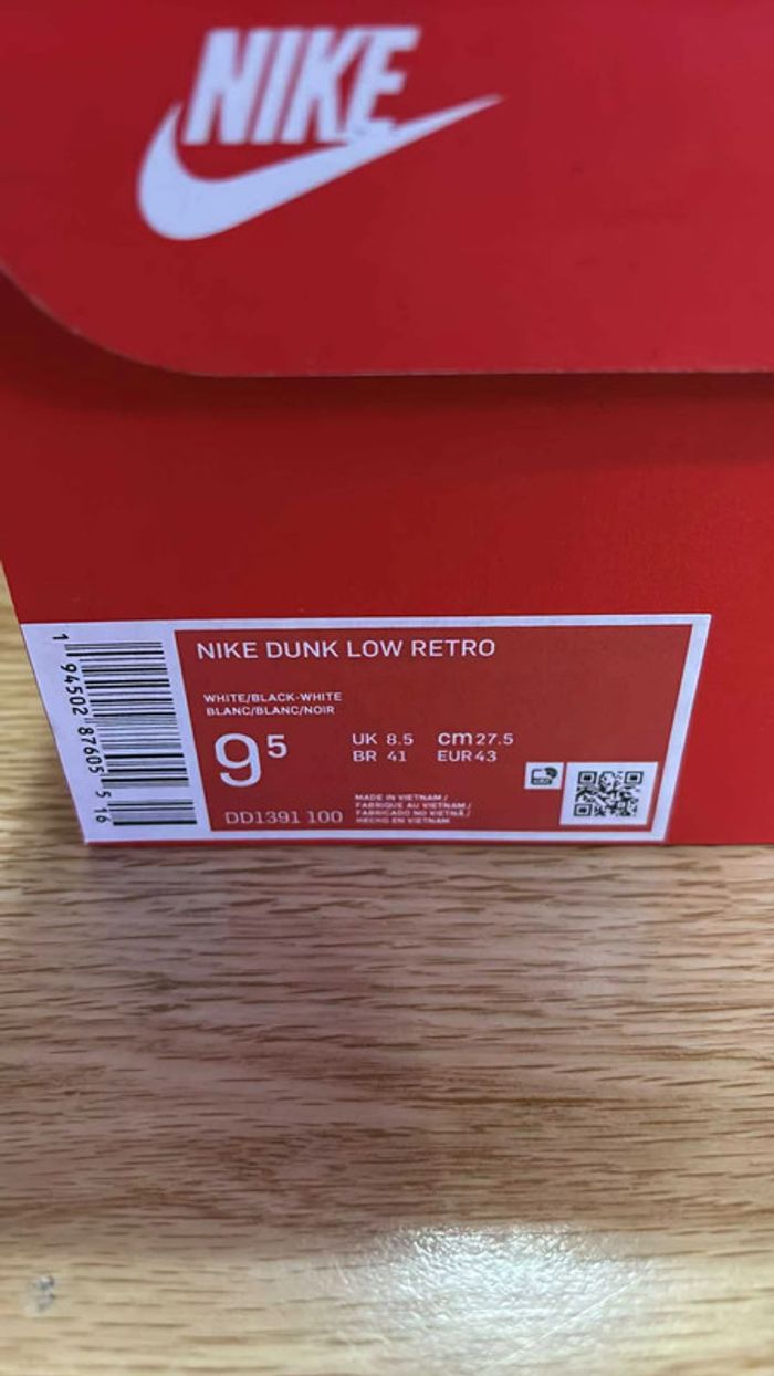 Baskets Nike Dunk Low Panda - photo numéro 6