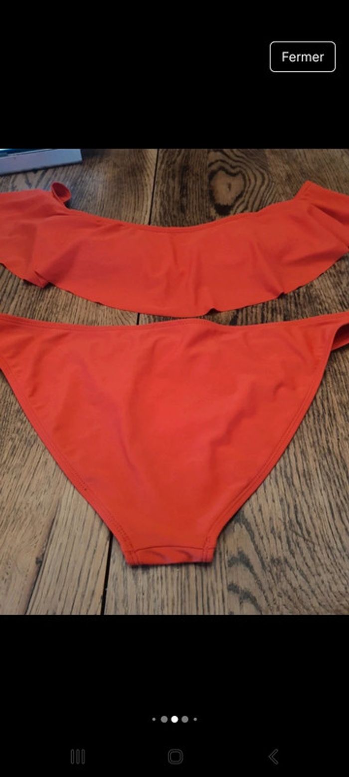 Jolie Bikini Pimkie rouge fr 42 trés bonne état - photo numéro 16