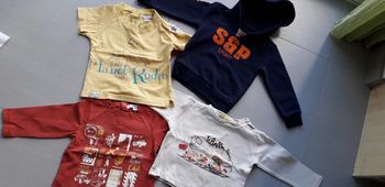 Lot de 4 hauts garçon 18 mois