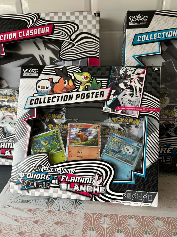 Lot Pokemon EV 10,5 Foudre Noire et Flamme Blanche - photo numéro 2
