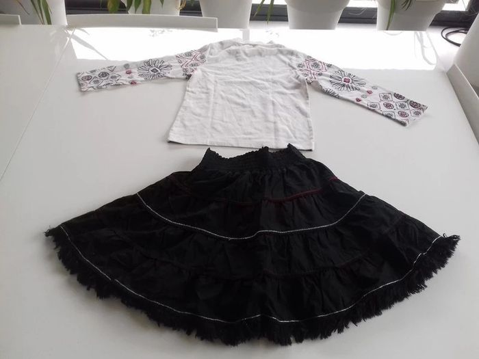 Ensemble 4 ans Catimini Jupe et haut ML - photo numéro 2