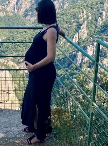 Robe de grossesse noire