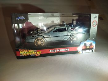 Jada Toy DeLorean Time Machine Rail Version Retour Vers le Future III