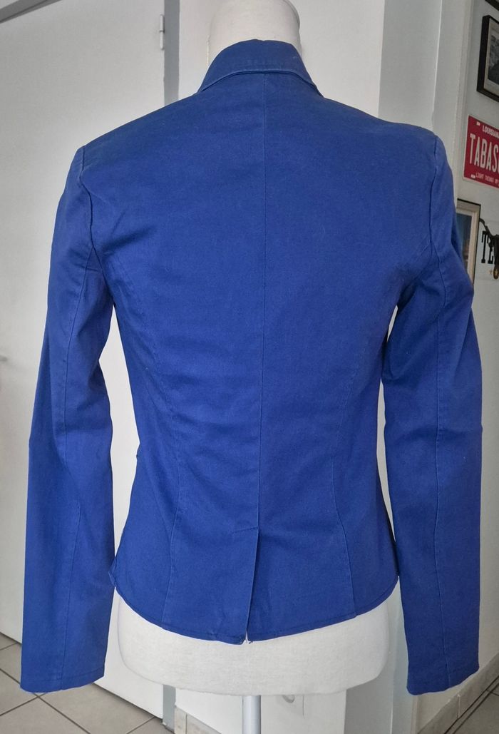 Veste bleu électrique - photo numéro 4