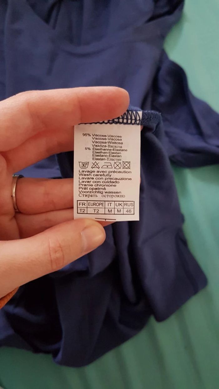 Sous pull bleu camaïeu - photo numéro 3