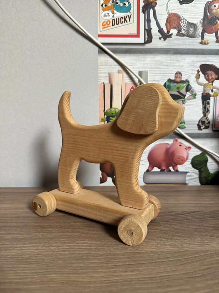 Déco chien en bois - photo numéro 2