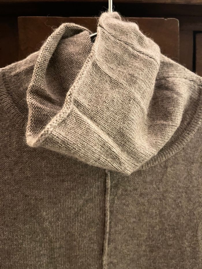 Robe en laine mélange , col roulé , manches mi-long - photo numéro 3