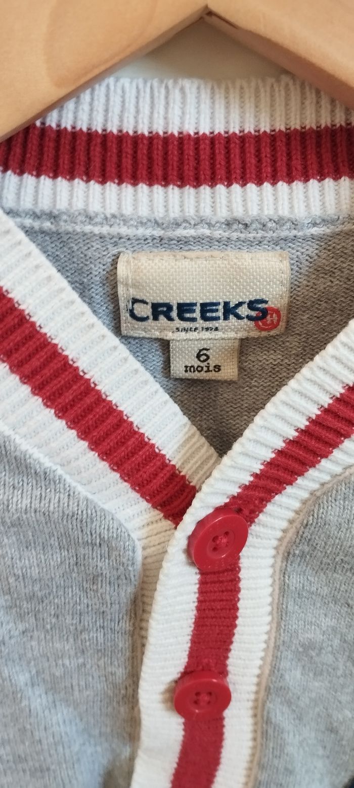 Gilet garçon 6 mois creeks - photo numéro 2