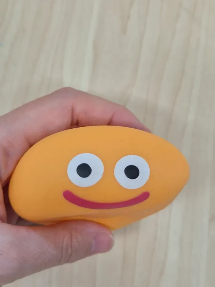 Squishie Silicone Dragon Quest : Slime orange - photo numéro 2
