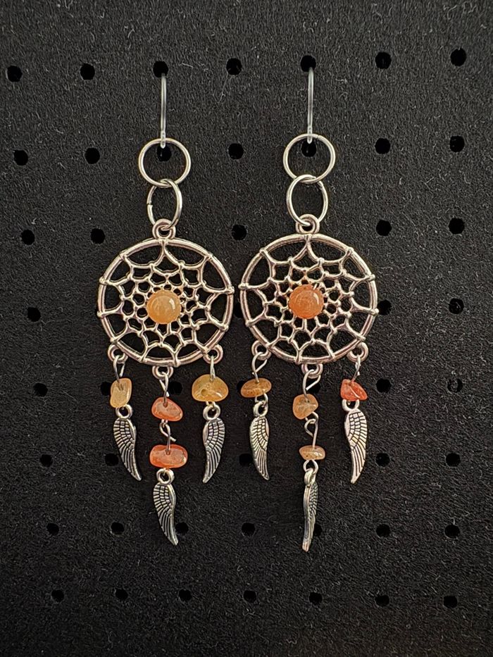 Boucle d’oreille attrape rêves