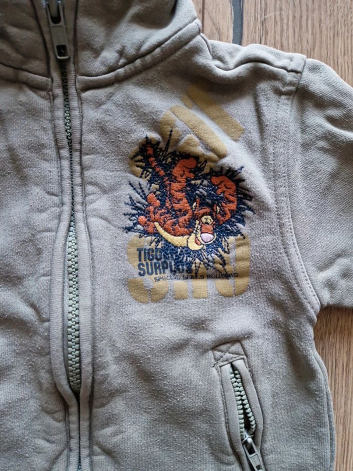 Gilet zippé tigrou 4 ans - photo numéro 2