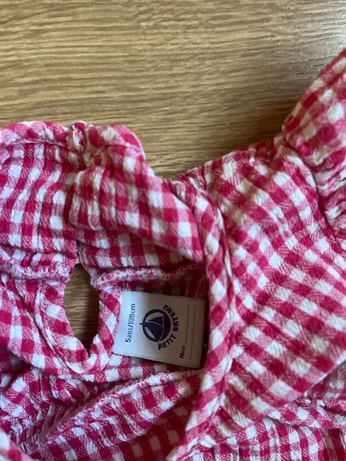 Blouse vichy Petit Bateau 5 ans - photo numéro 5