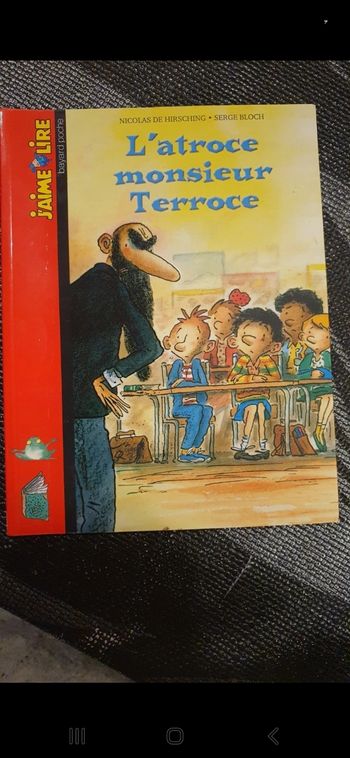 Livre " l'ateoce monsieur Terroce"