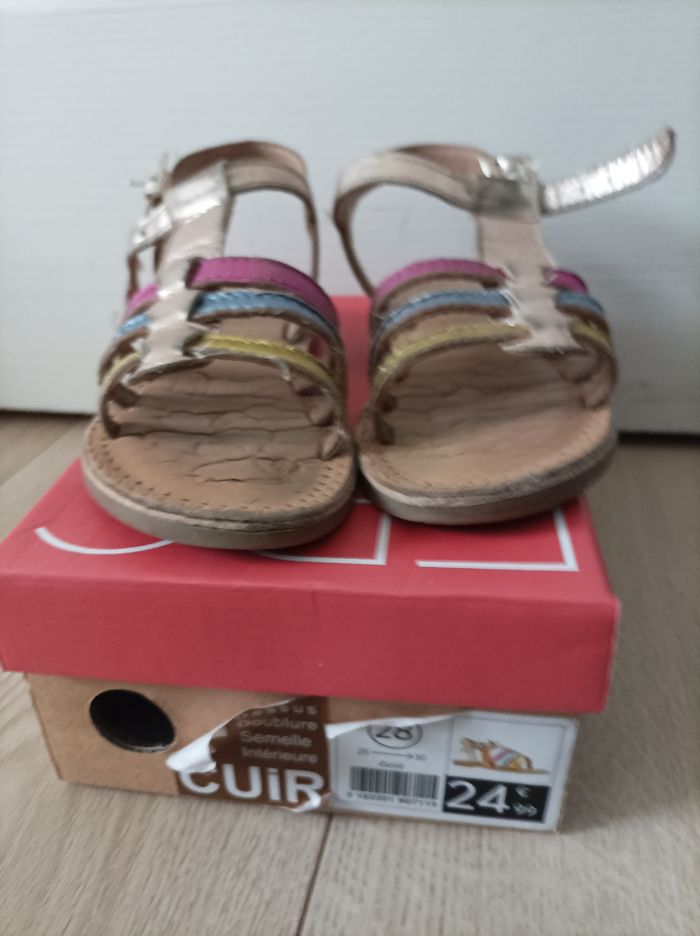 Sandales filles multicolore