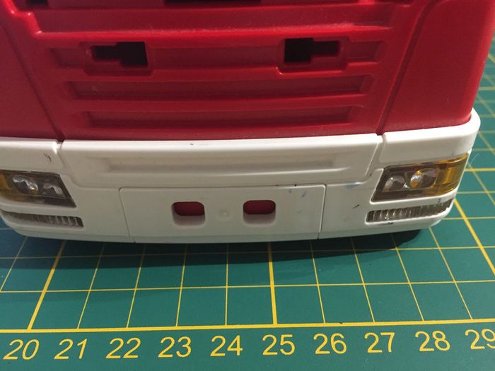 Carcasse camion pièce détachée Playmobil 4820 Camion de pompiers grande échelle #A61 - photo numéro 6