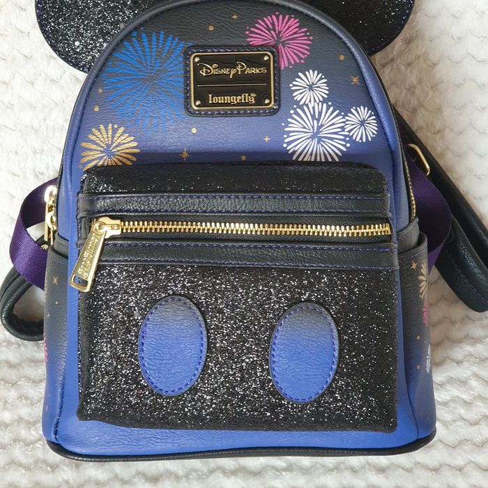 Fireworks Mickey Mouse The Main Attraction Loungefly Mini Backpack Disney Parks - photo numéro 3