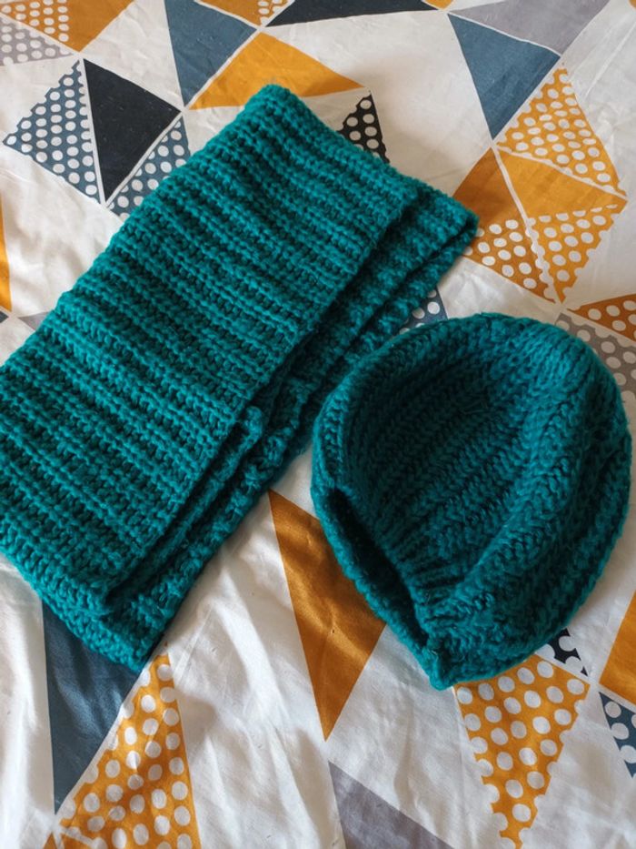 Ensemble tour de cou/bonnet