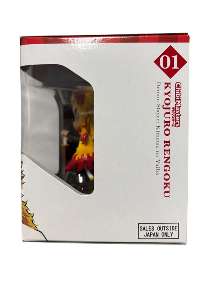 Figurine Chibi Masters Demon Slayer Kyojuro Rengoku 01 Bandai neuf - photo numéro 4