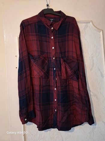 Chemise ml à carreaux t.M 🚺