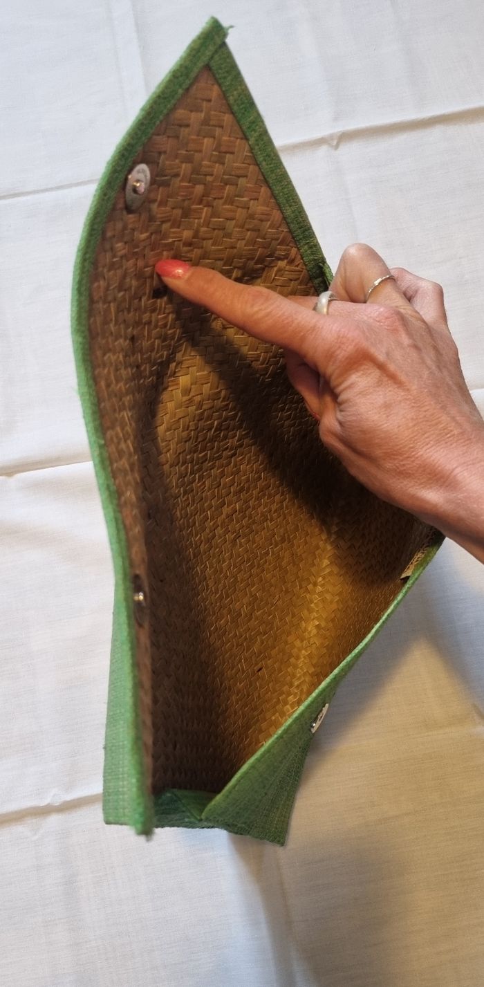 Pochette en rafia Obruni - photo numéro 3