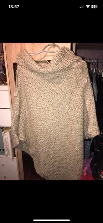 Poncho en maille