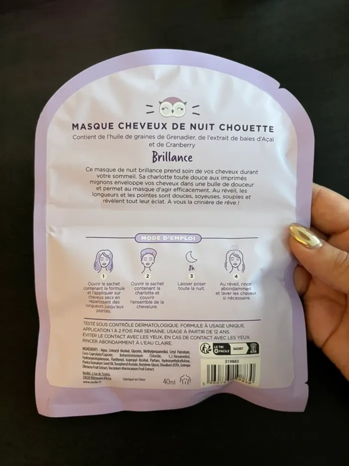Masque cheveux de nuit Brillance - Nocibé - photo numéro 2