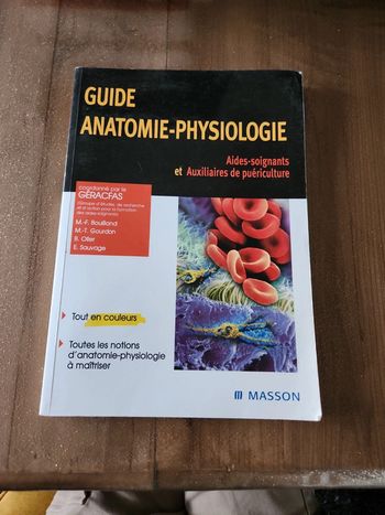 Livre : Guide anatomie - physiologie