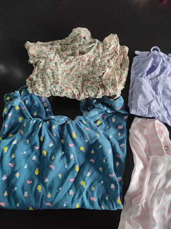 Lot salopettes 6 mois