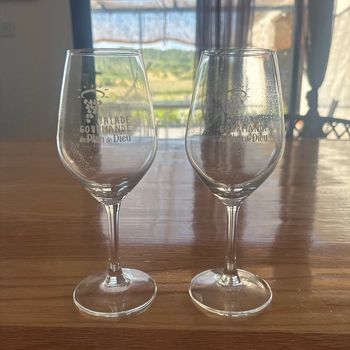 # lot 2 verres à pied
