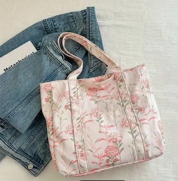 Sac fourre-tout fleuri