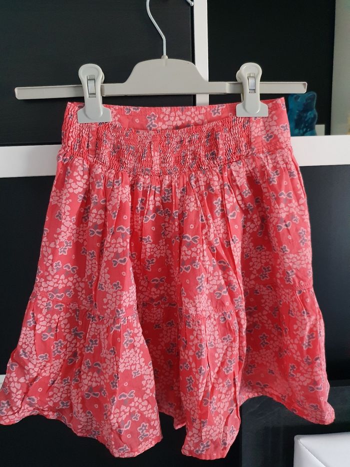 Jupe rose à motif floral - photo numéro 2