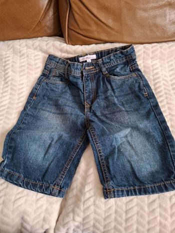 Short en jean garçon