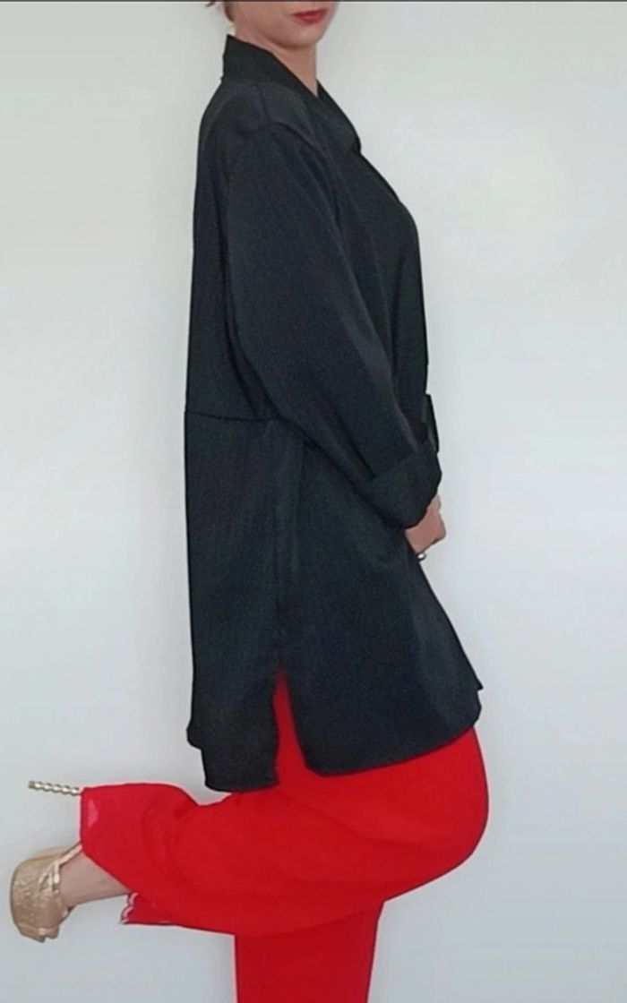Blazer long chic noir qualité taille 42/44 - photo numéro 6